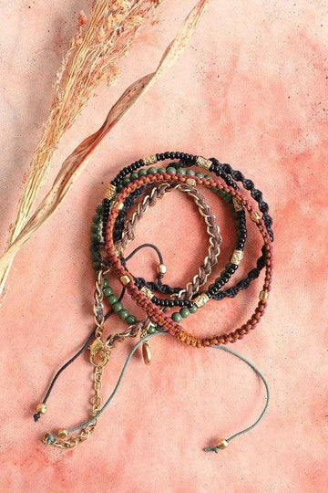 Stacking Cord Bracelet Bundle