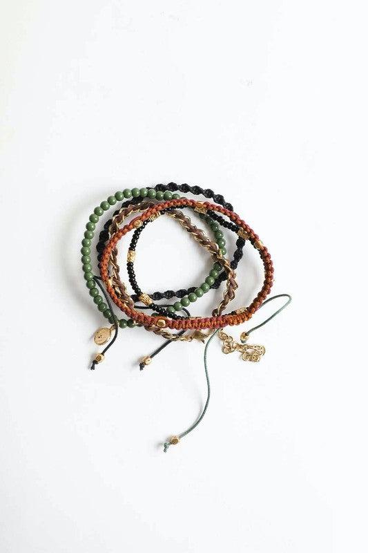 Stacking Cord Bracelet Bundle