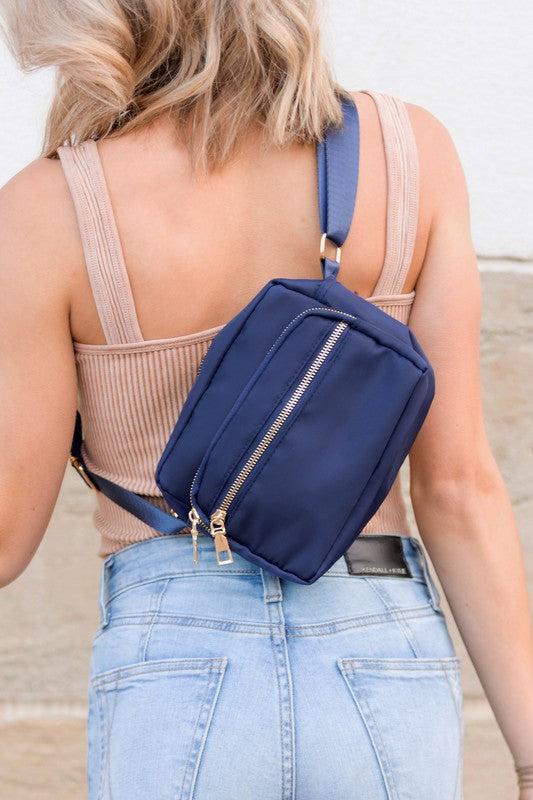 Jovy Crossbody Sling Bag | Navy