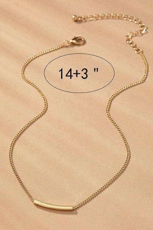 Slide Bar Necklace