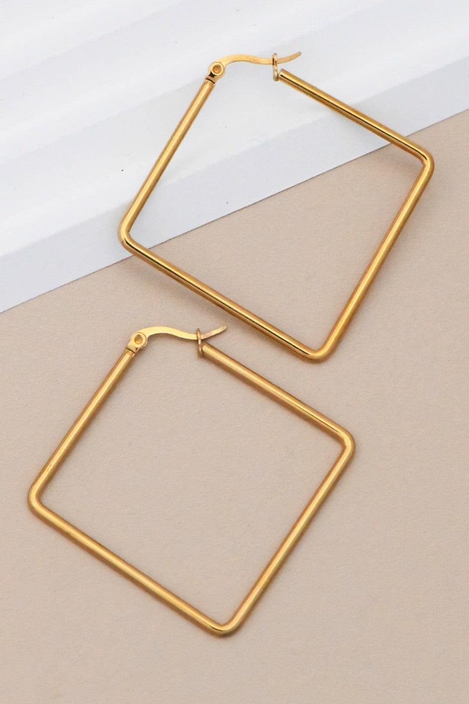 Square Hoop Earrings