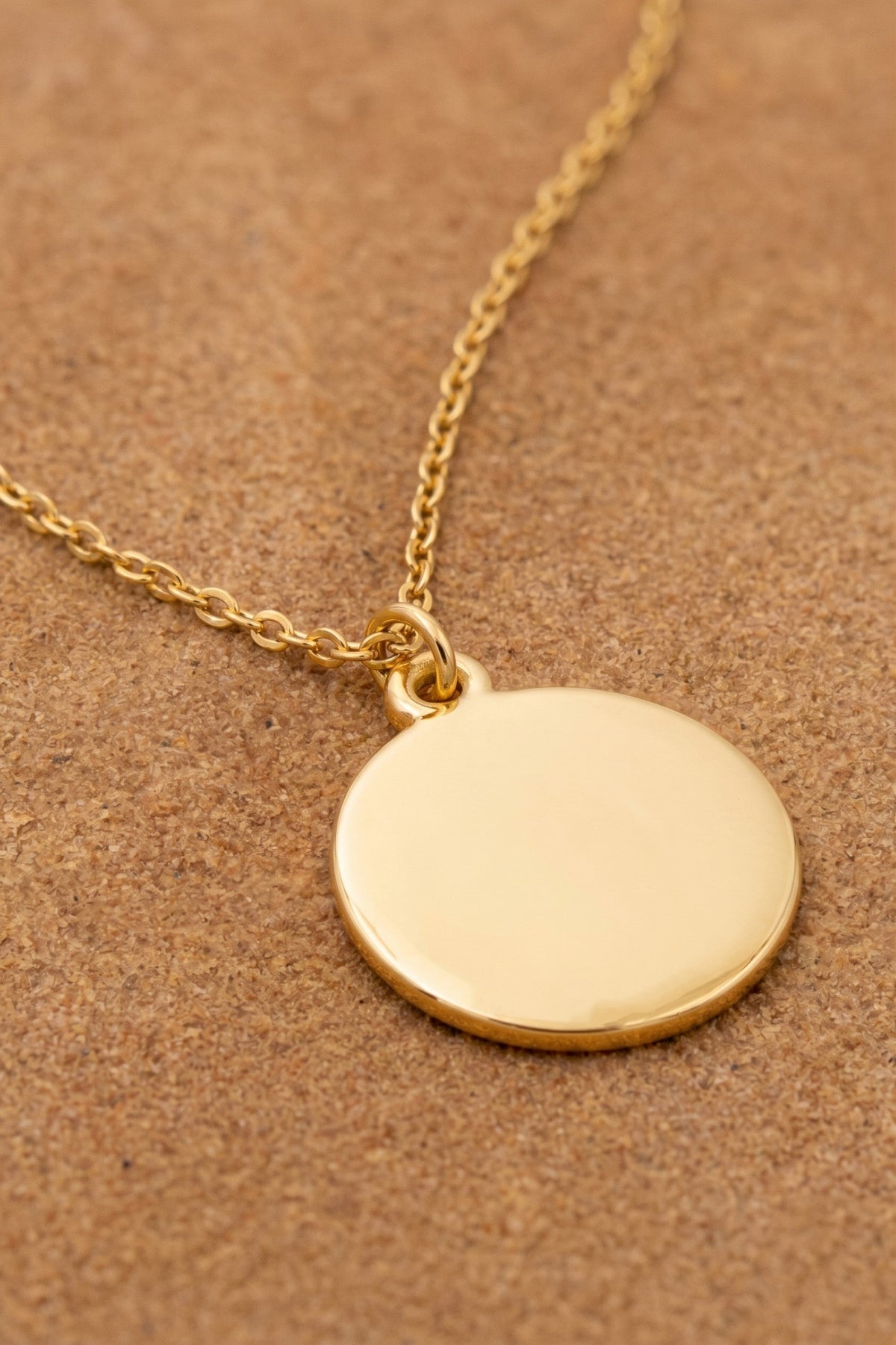 Matte Disc Necklace