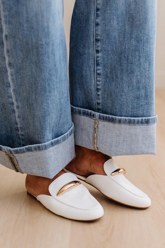 Abigail Vegan Leather Slides