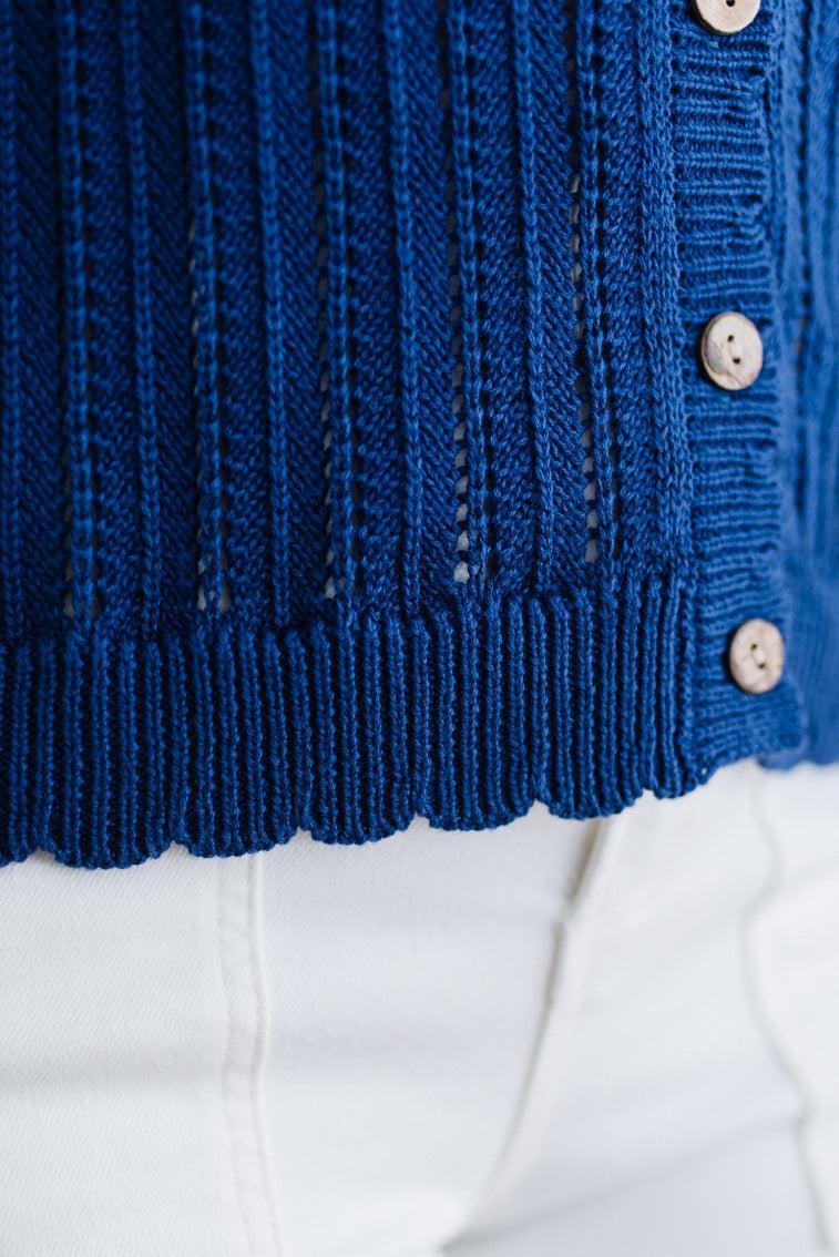 Andi Crochet Buttoned Tank