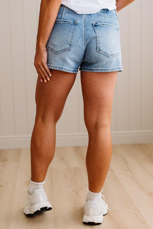 Andrea Drawstring Waist Shorts - RISEN