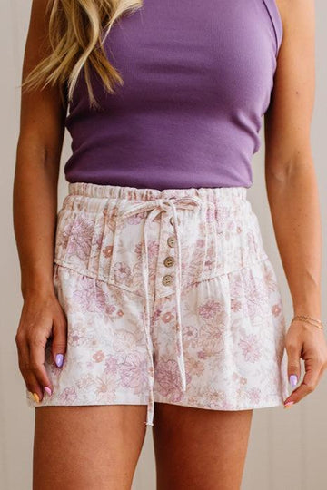 Annie Floral Flare Shorts