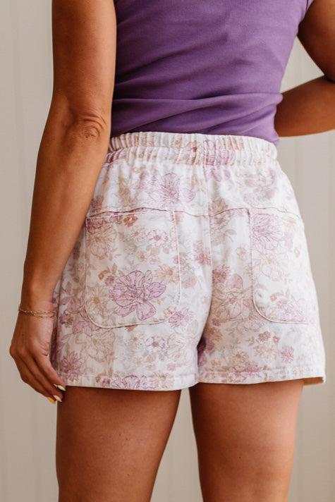Annie Floral Flare Shorts