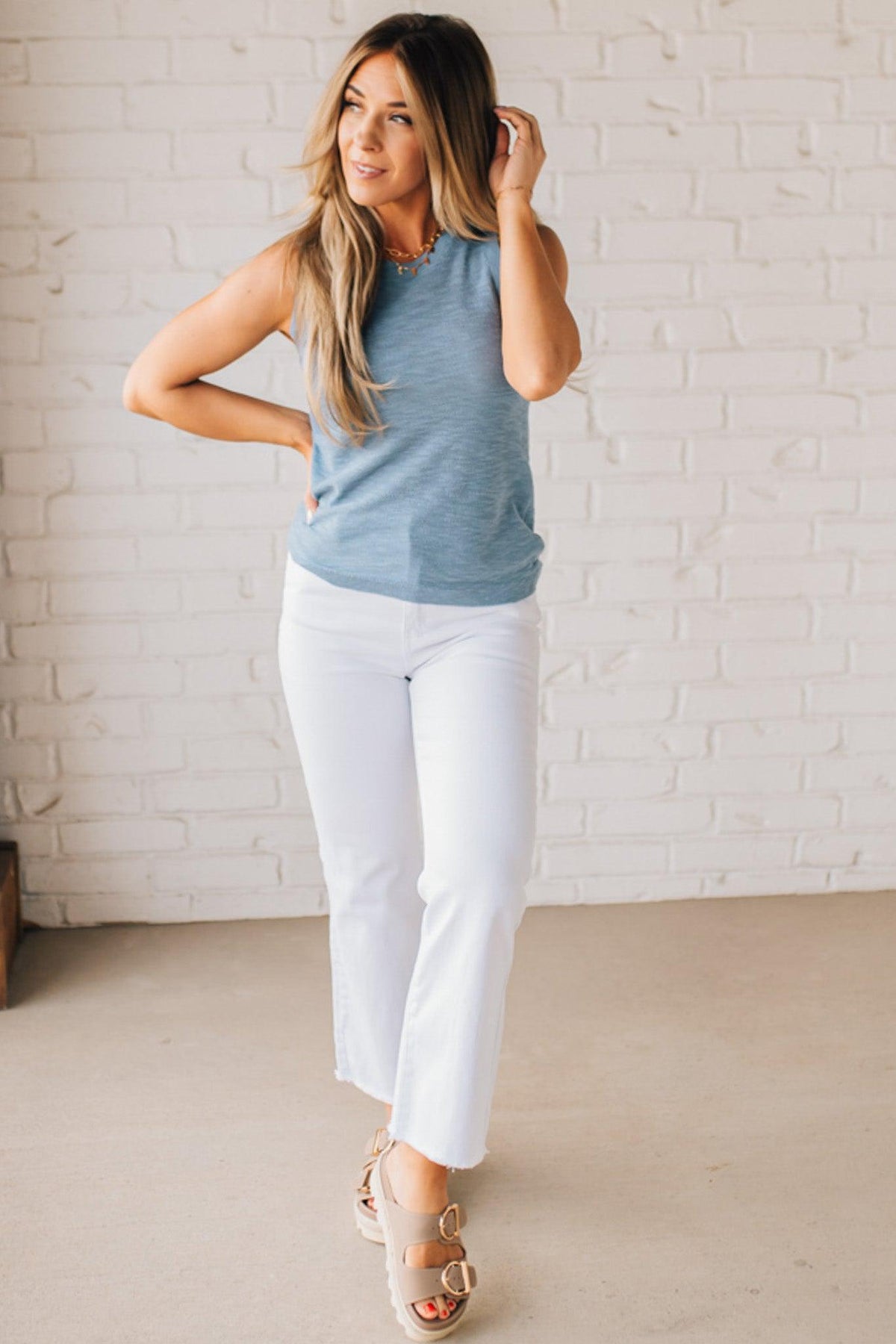 April Haze Sweater Tank