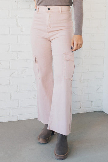 Arden High Rise Stretch Cargos