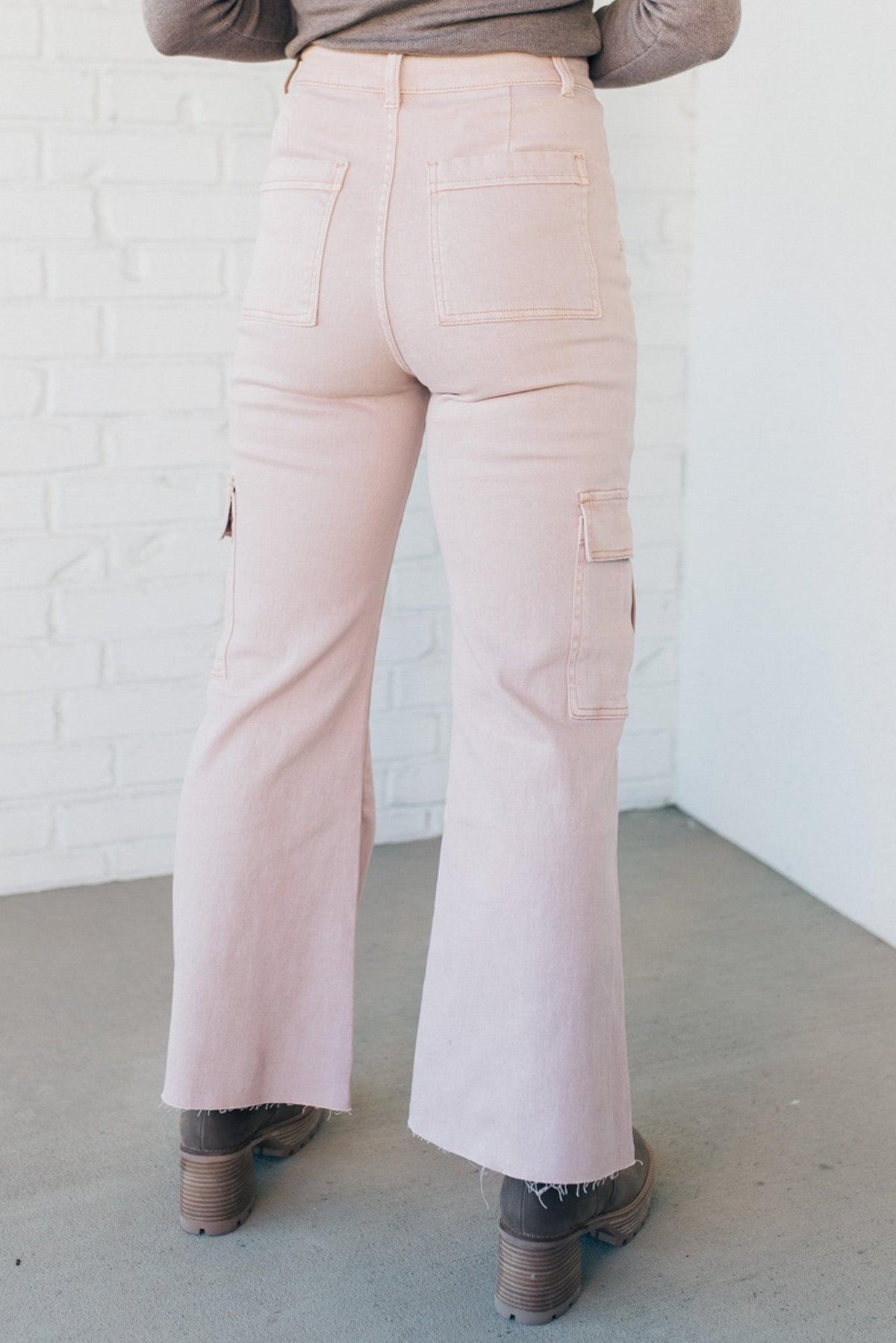Arden High Rise Stretch Cargos