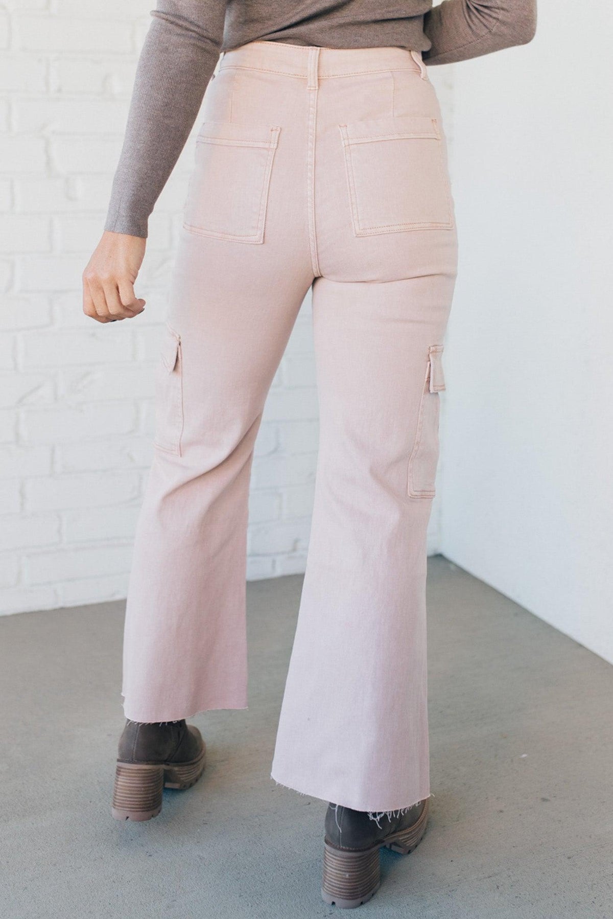 Arden High Rise Stretch Cargos