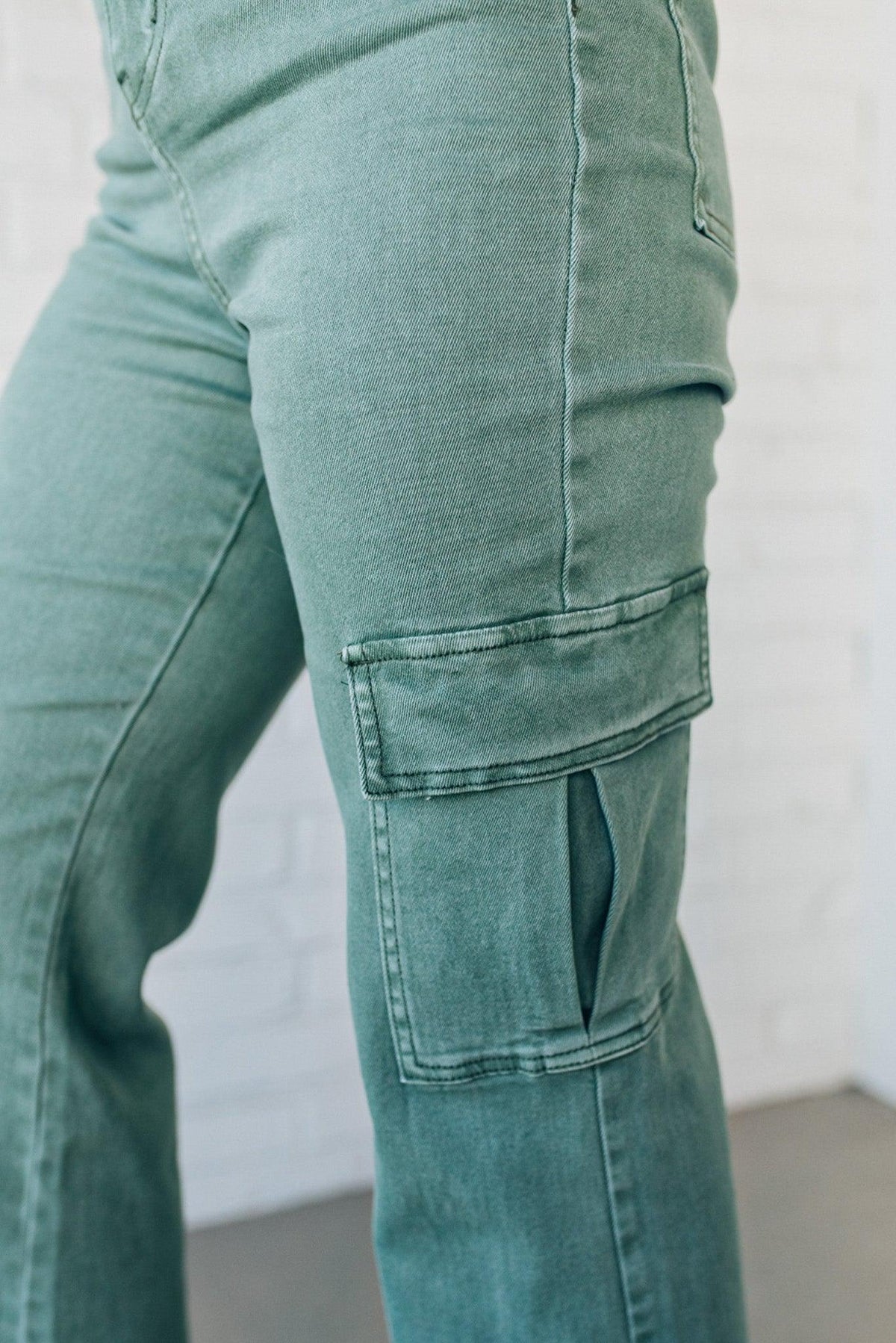 Arden High Rise Stretch Cargos