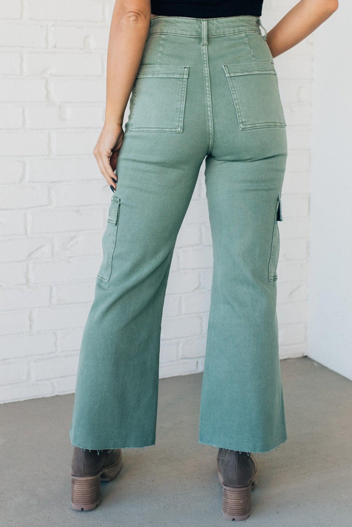 Arden High Rise Stretch Cargos