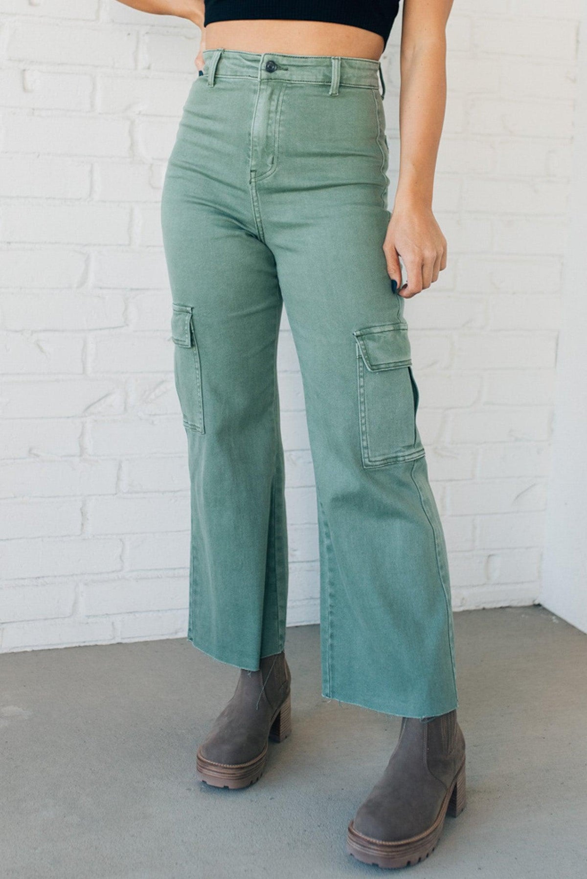 Arden High Rise Stretch Cargos