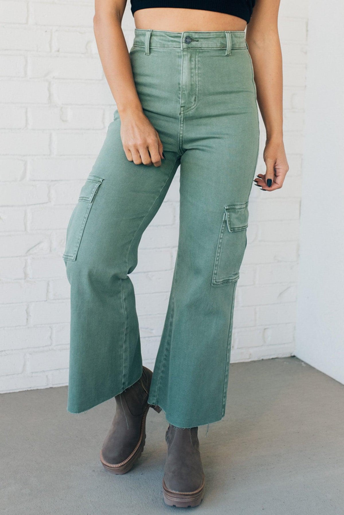 Arden High Rise Stretch Cargos
