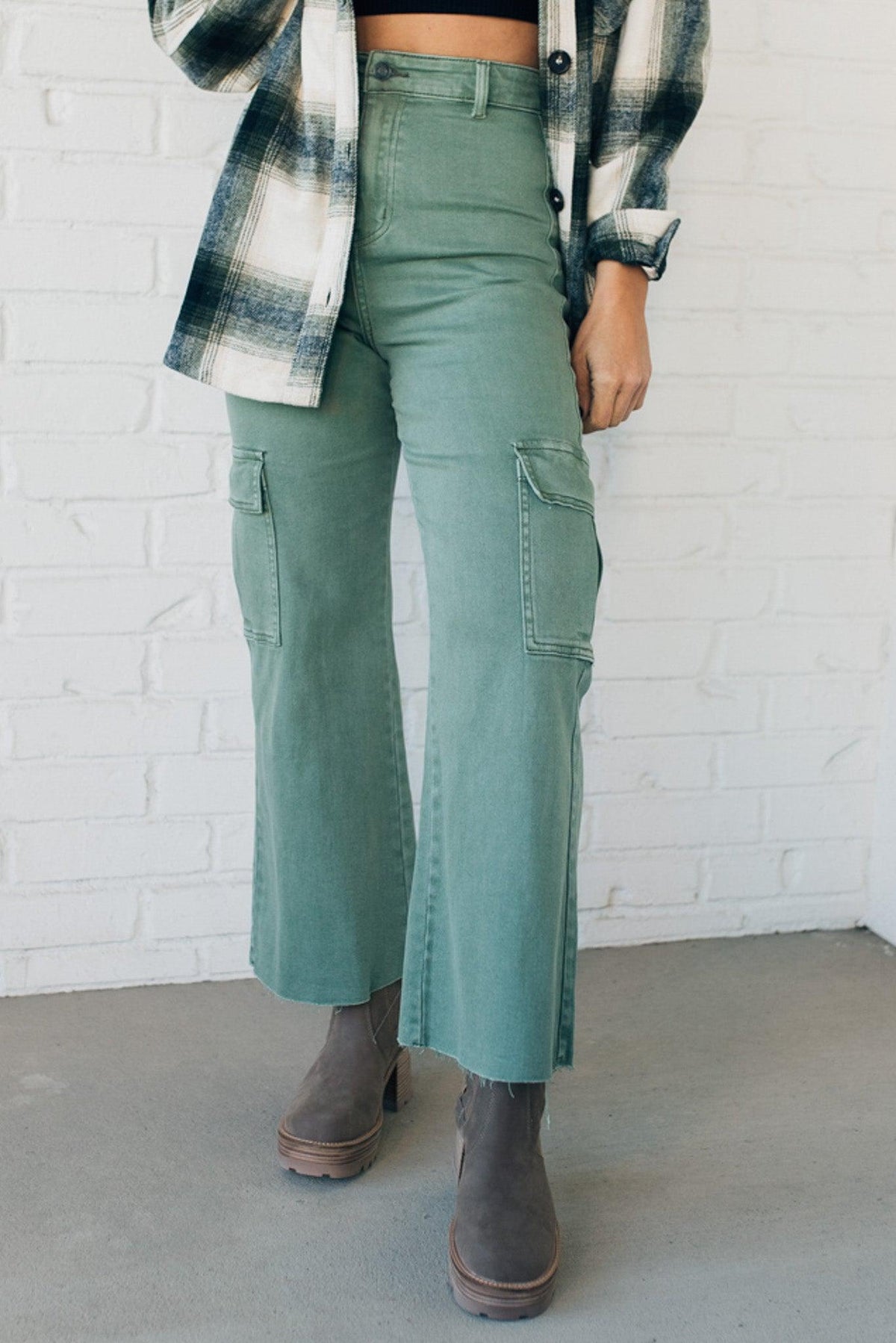 Arden High Rise Stretch Cargos
