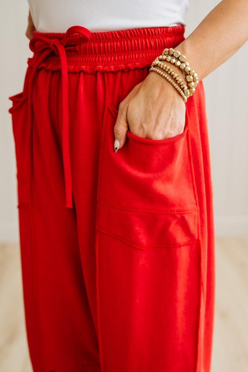 Barrel Fit French Terry Joggers