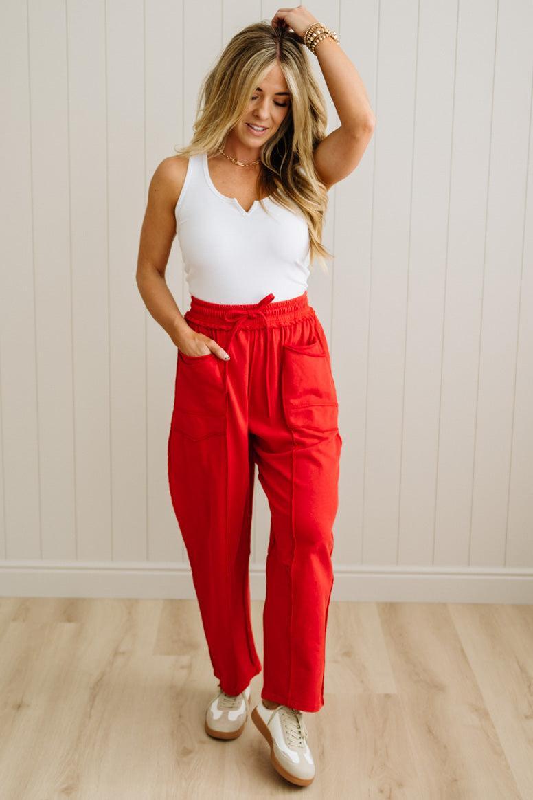 Barrel Fit French Terry Joggers