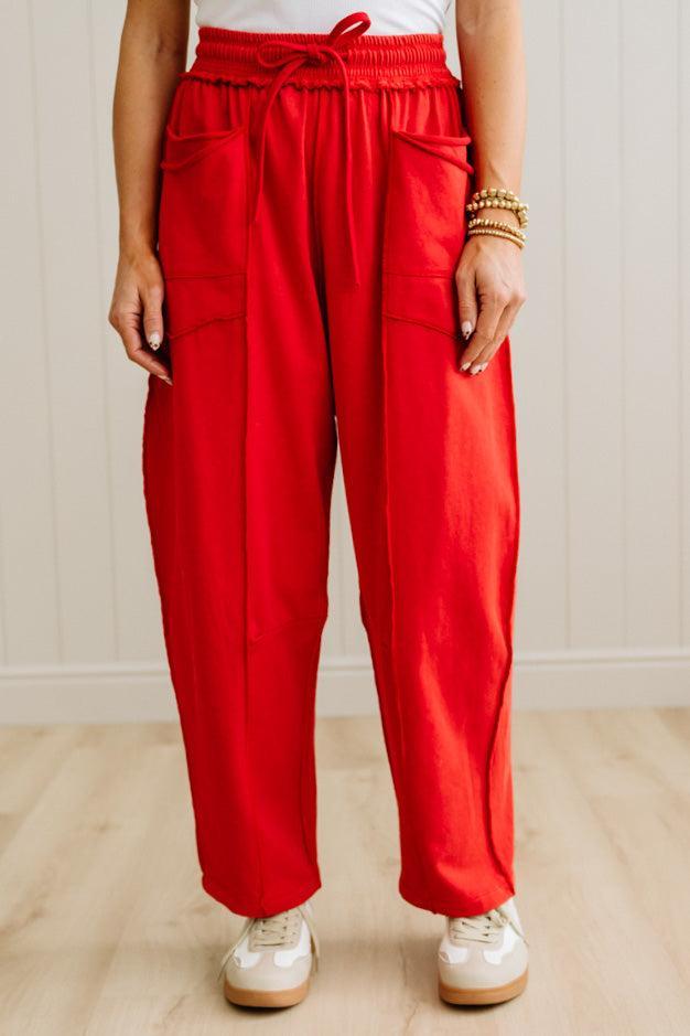 Barrel Fit French Terry Joggers
