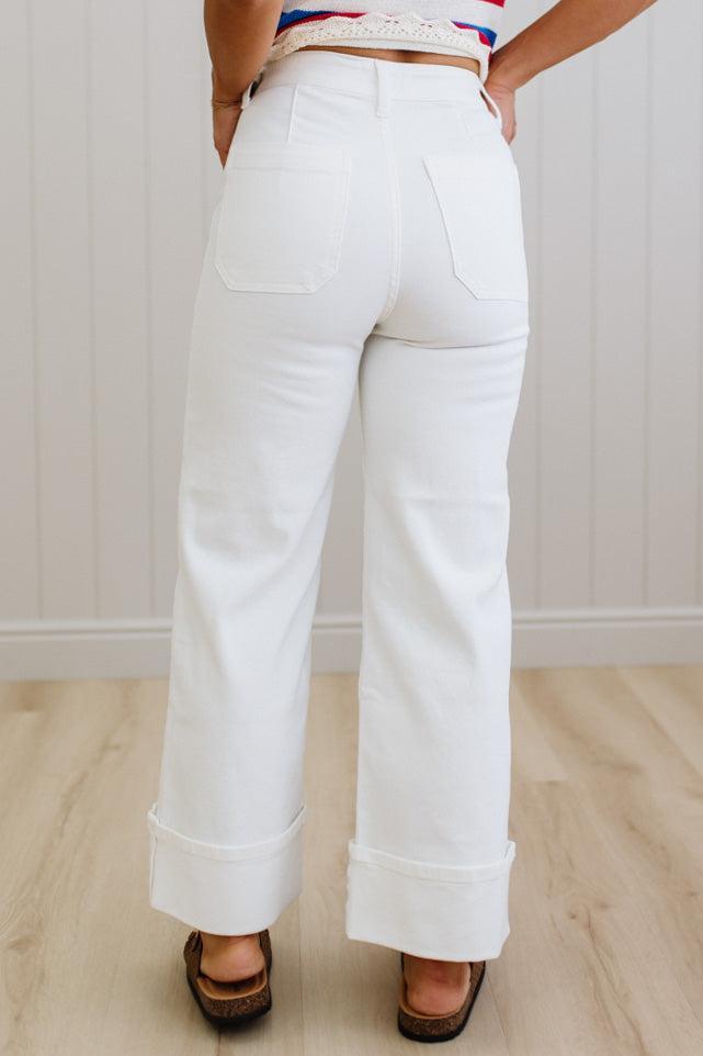 Becca High Rise Cuffed Jeans - ANNIEWEAR