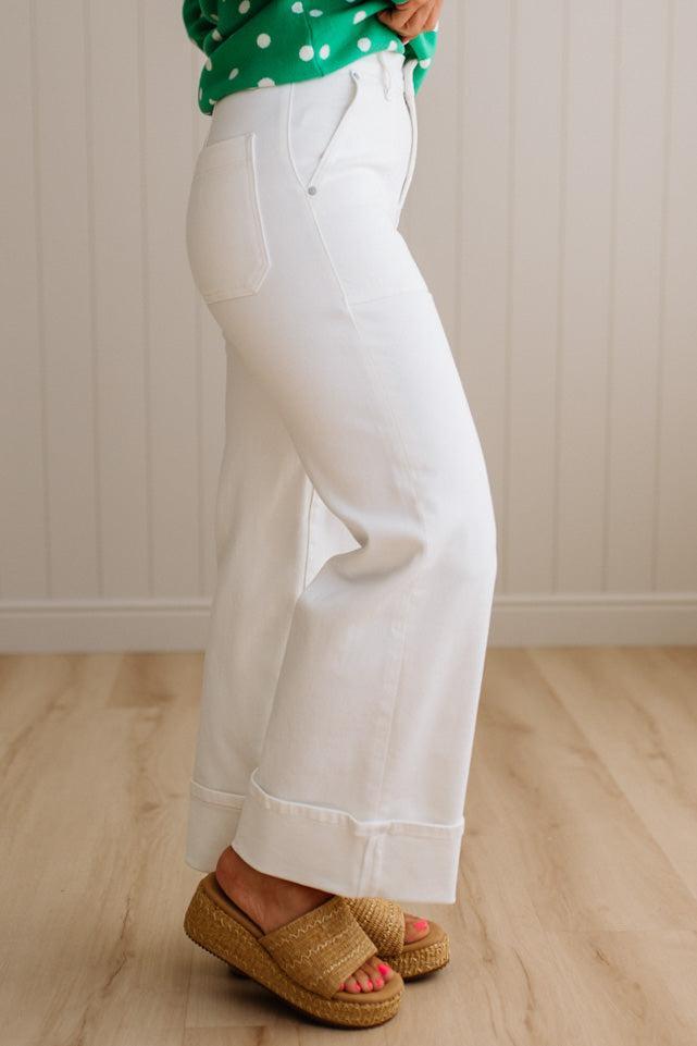 Becca High Rise Cuffed Jeans - ANNIEWEAR