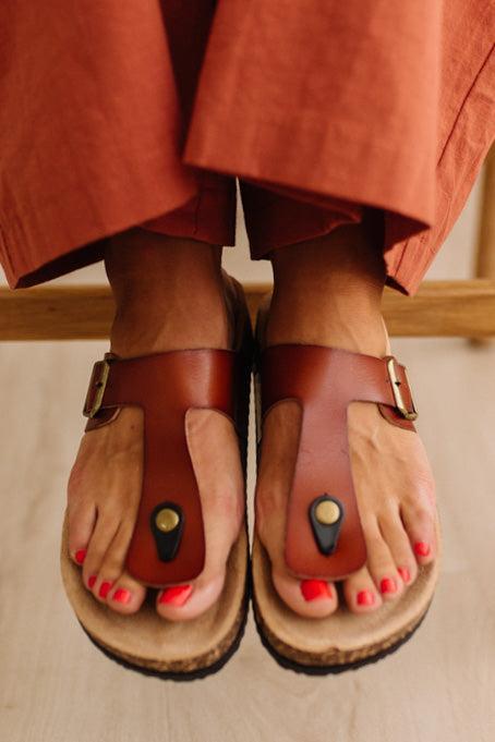 Benni Vegan Leather Sandals
