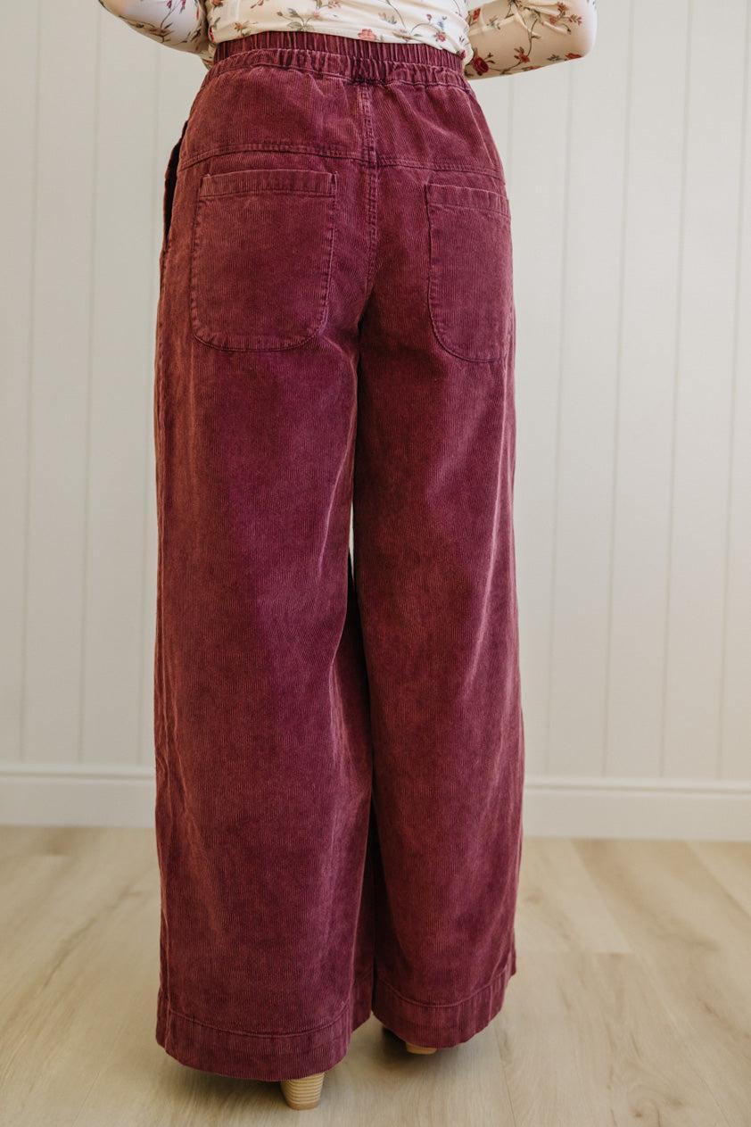 Betty Buttoned Corduroy Pants