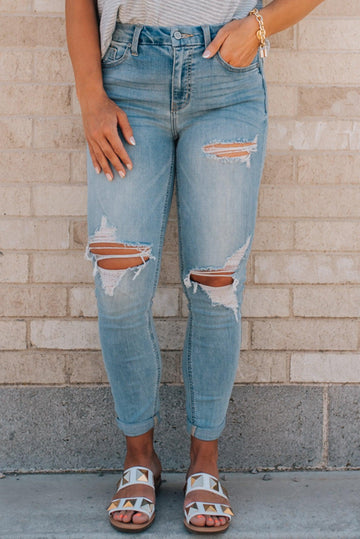 Bri High Rise Skinny Jeans - EUNINA