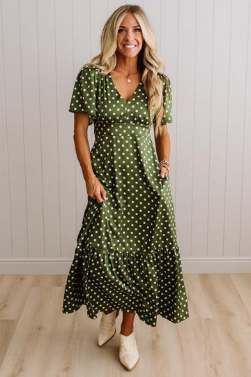 Bridget Polka Dot Maxi Dress