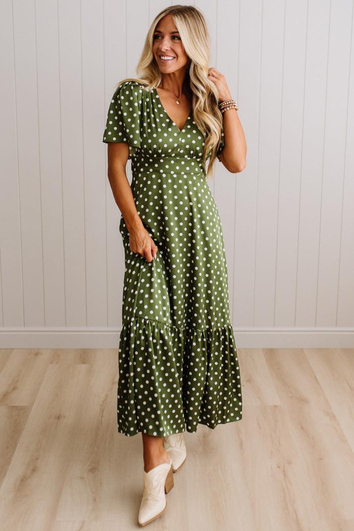 Bridget Polka Dot Maxi Dress