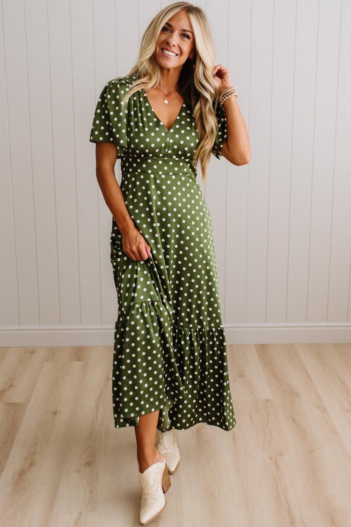 Bridget Polka Dot Maxi Dress