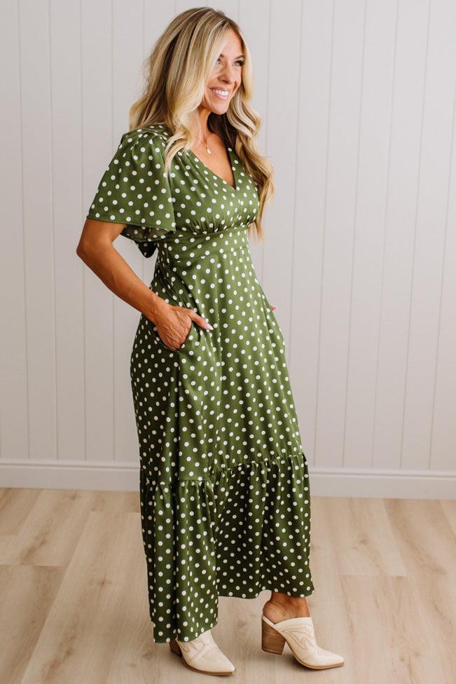 Bridget Polka Dot Maxi Dress