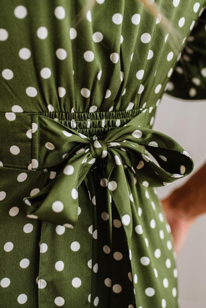 Bridget Polka Dot Maxi Dress