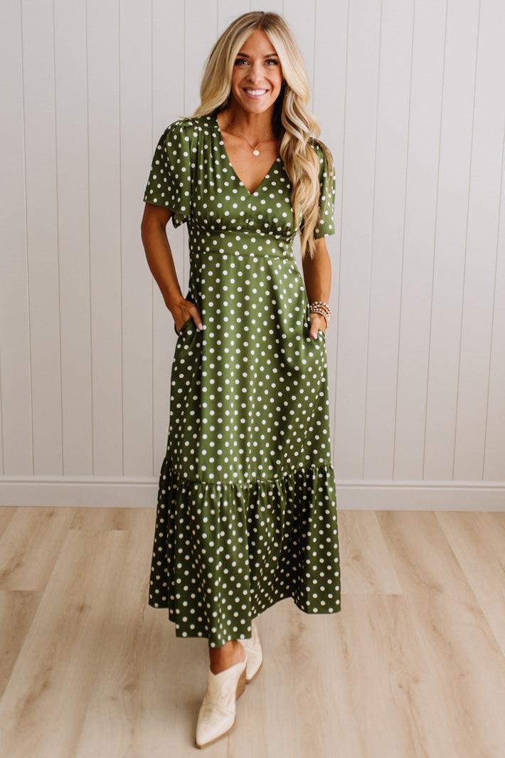 Bridget Polka Dot Maxi Dress
