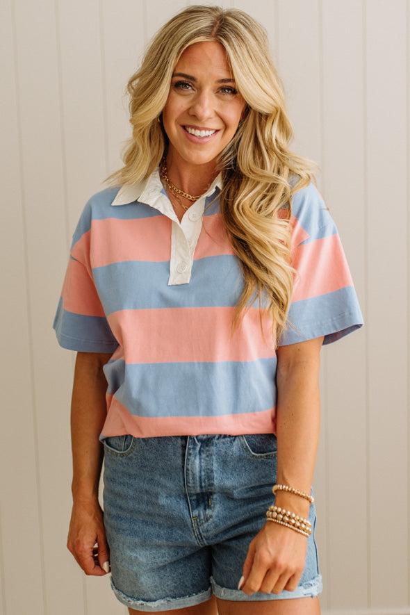 Brielle Contrast Polo