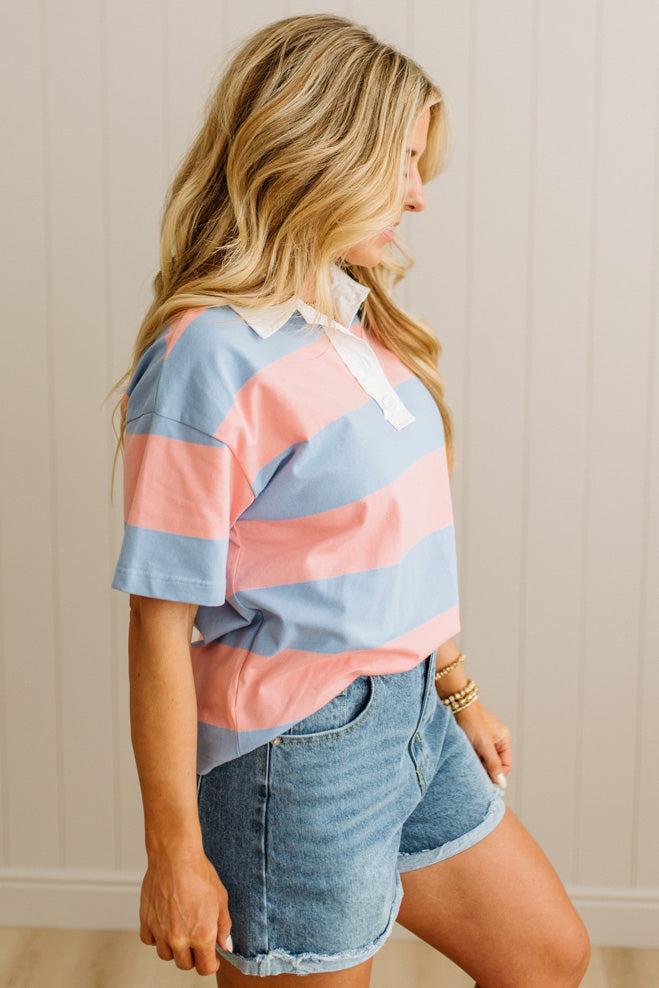 Brielle Contrast Polo