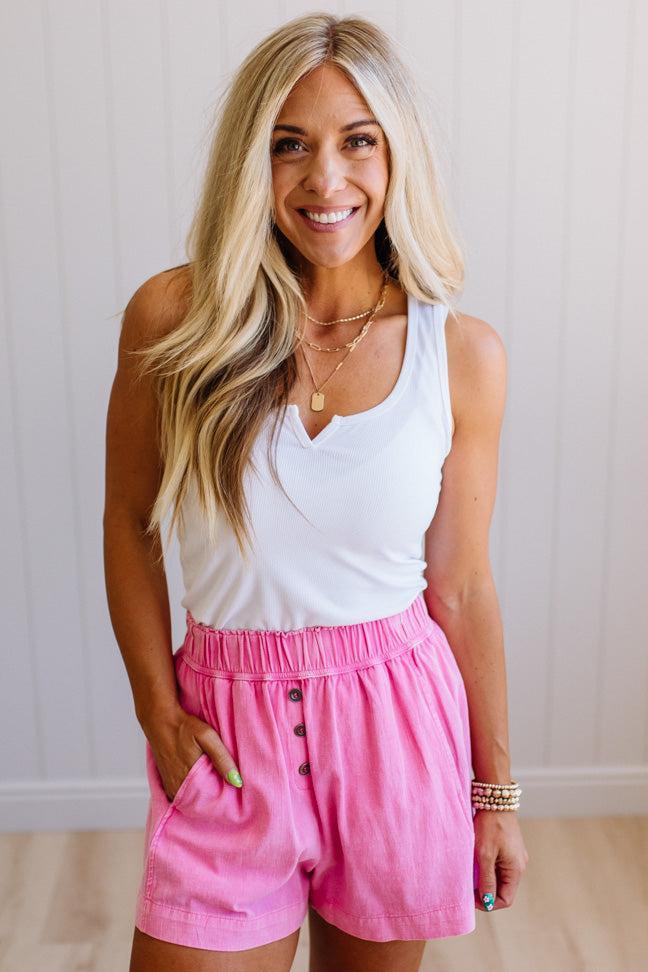 Button Down Boxer Shorts