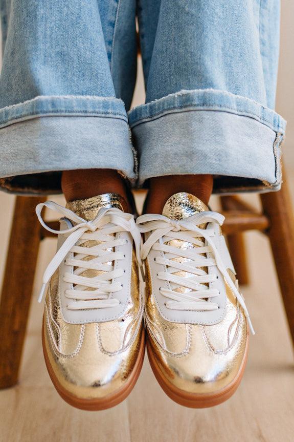 Cari Slip On Sneakers | Gold