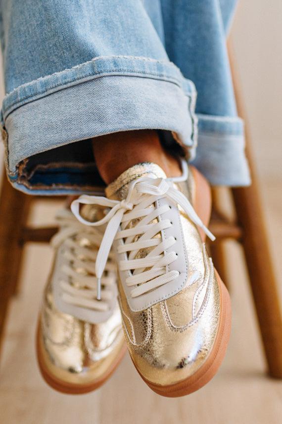 Cari Slip On Sneakers | Gold