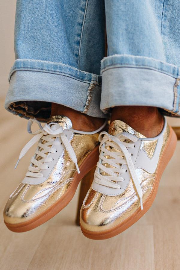 Cari Slip On Sneakers | Gold