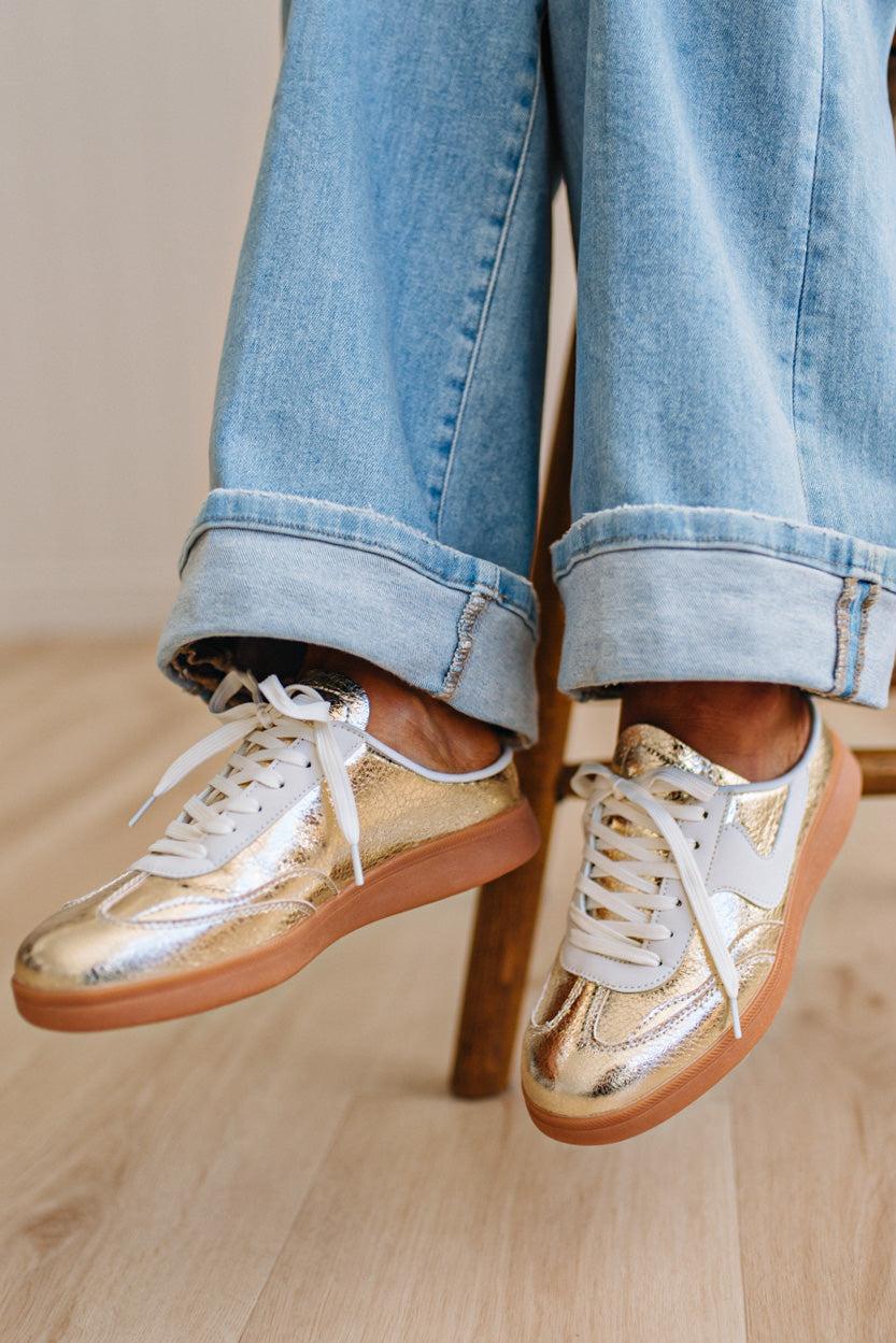 Cari Slip On Sneakers | Gold