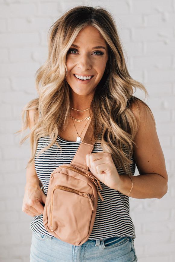 Caroline Crossbody Bag | Caramel