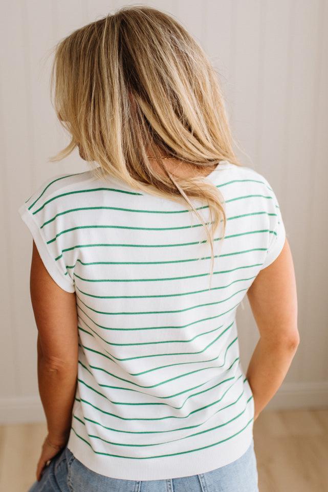 Caroline Striped Lightweight Sweater