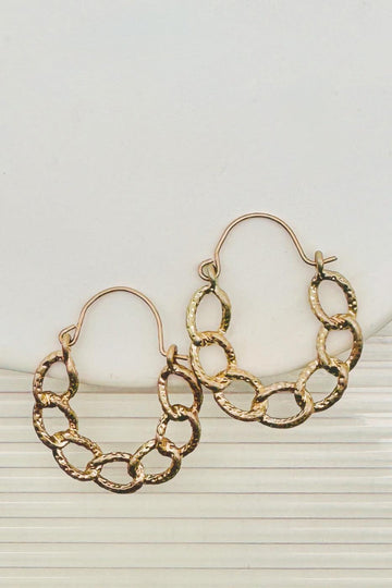 Chainlink Hoop Earrings