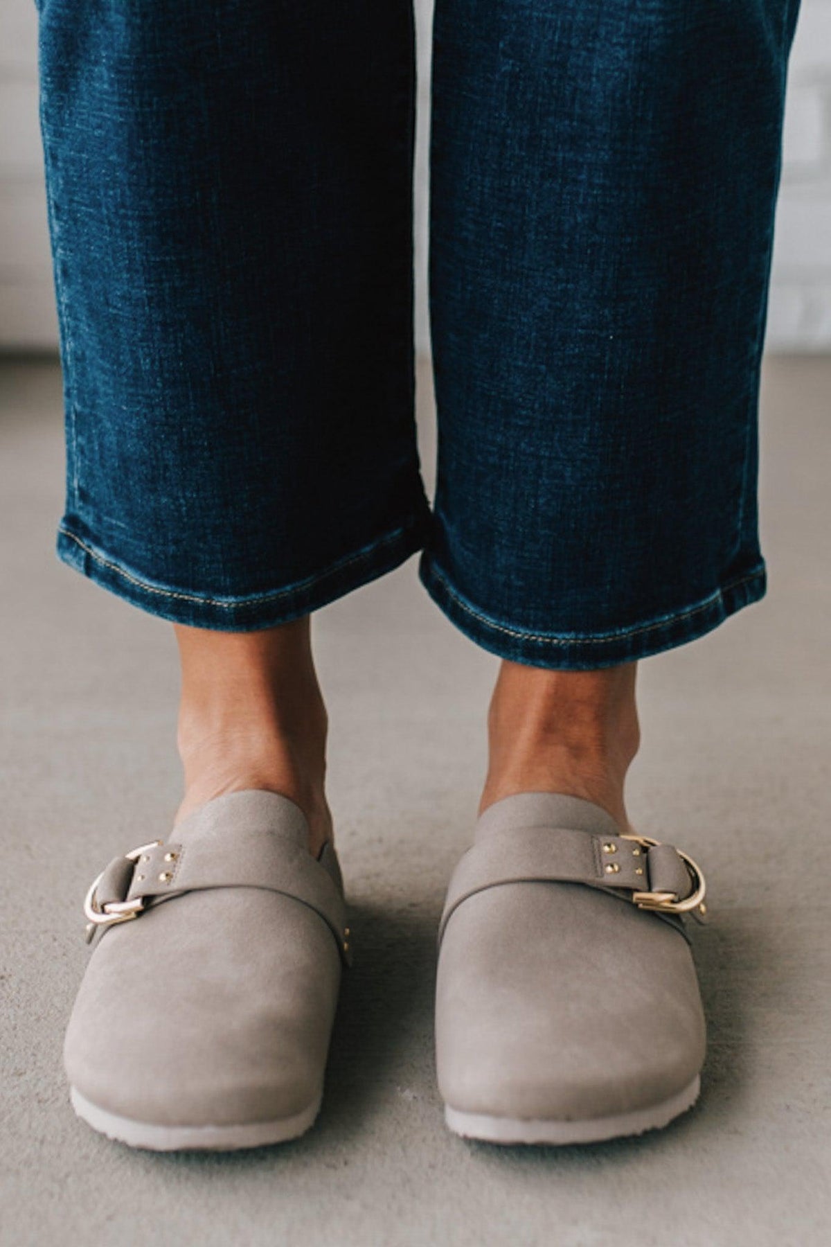 Cleo Slip On Buckled Slides