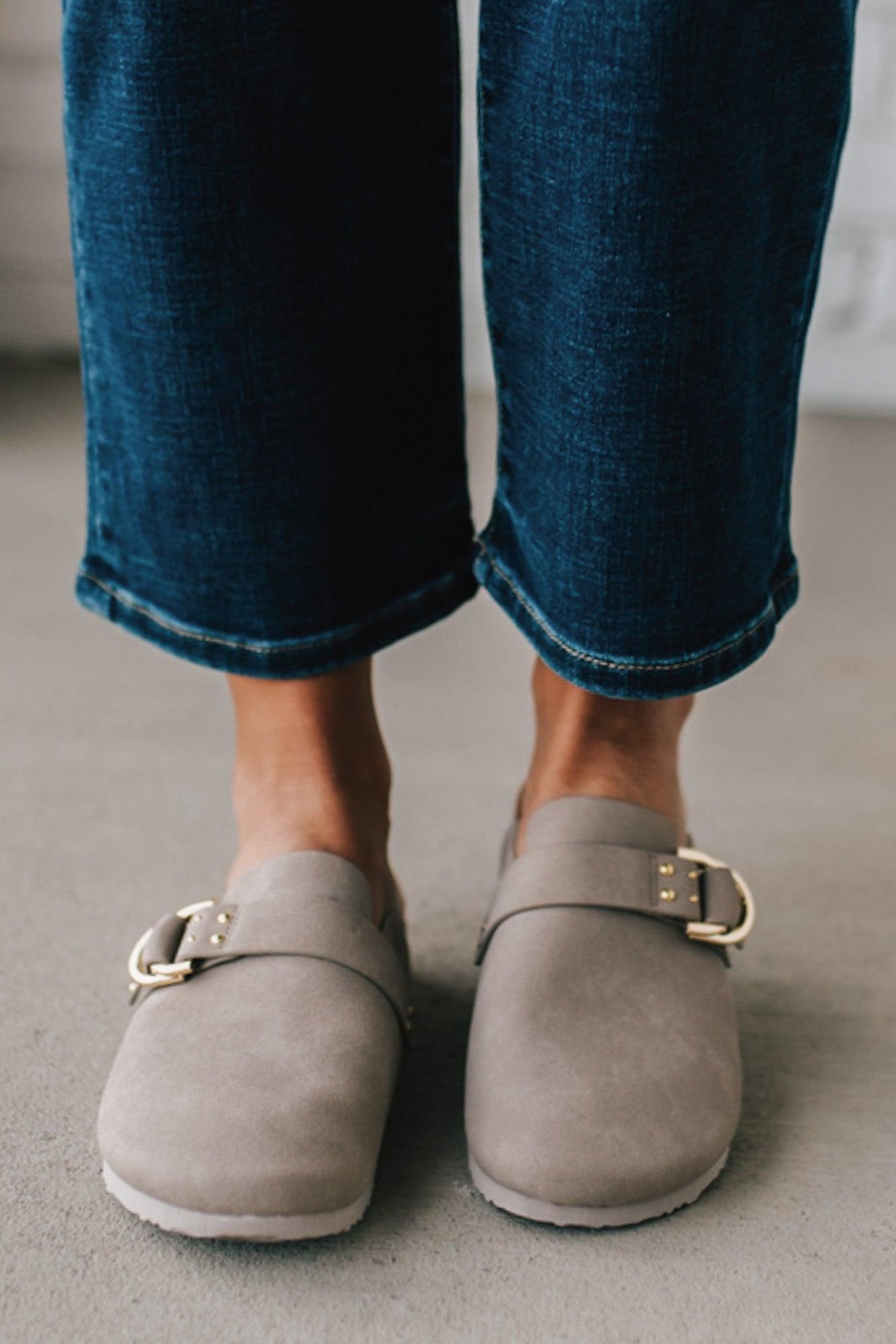 Cleo Slip On Buckled Slides