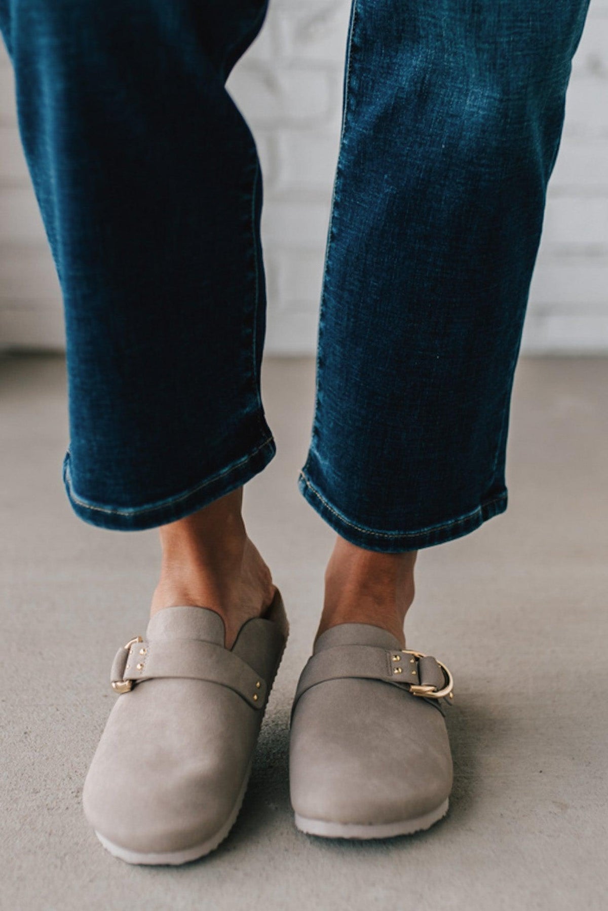 Cleo Slip On Buckled Slides
