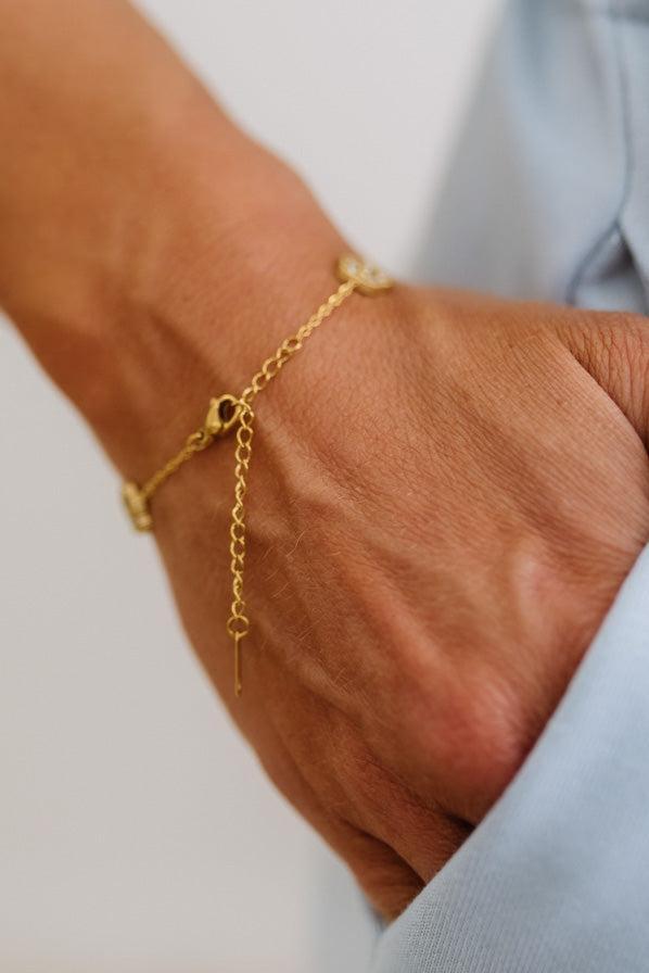 Flower Charm Bracelet