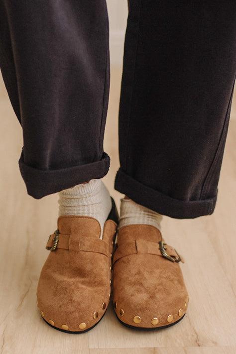 Codi Studded Suede Clogs