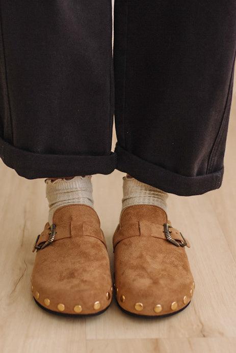 Codi Studded Suede Clogs